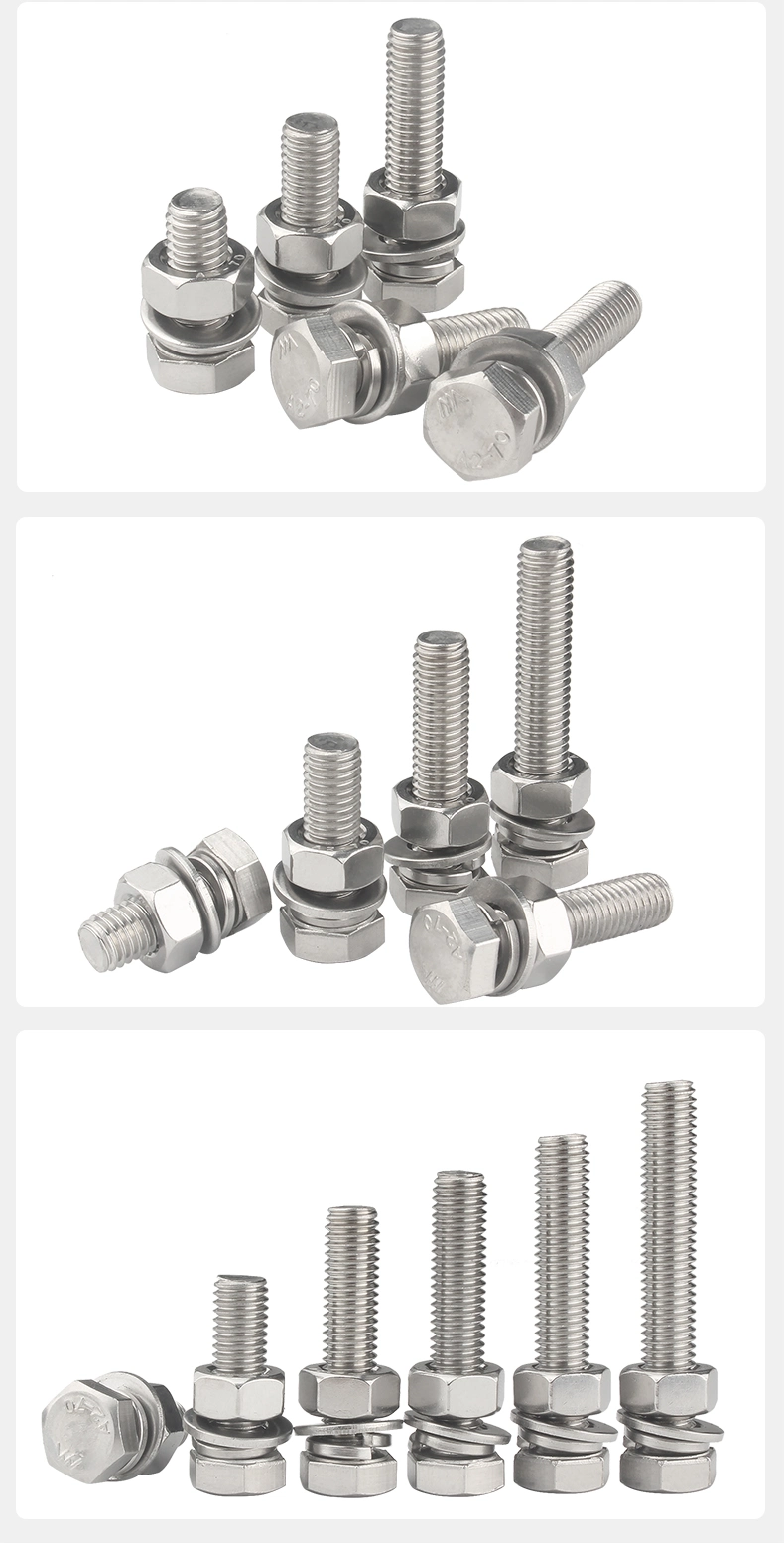 Fastener Manufacturer Stainless Steel Hex Bolt A4-80 DIN933 Bolt