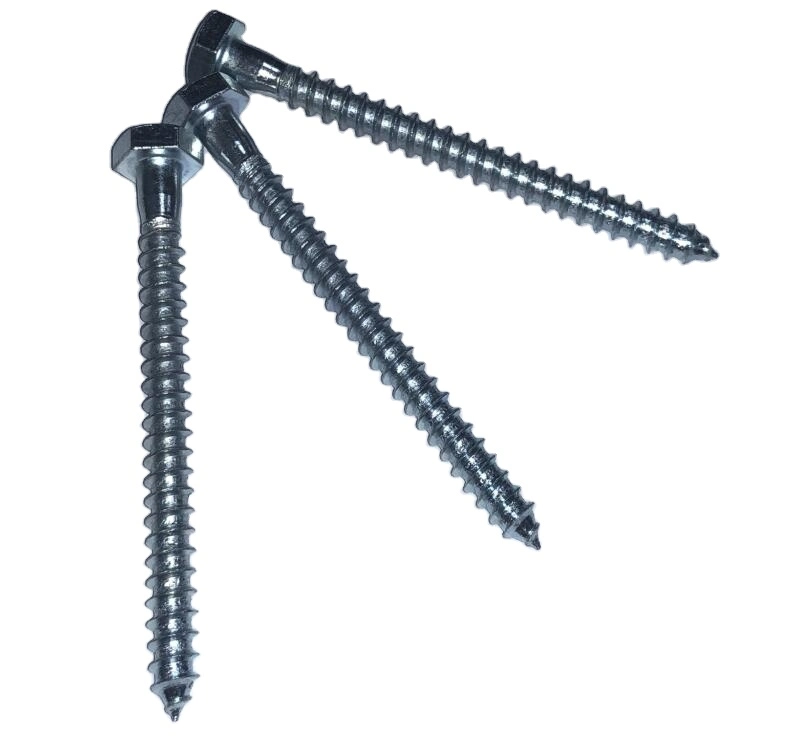 ASME B18.6.1 / DIN571 Hex Head Lag Screw Wood Screw