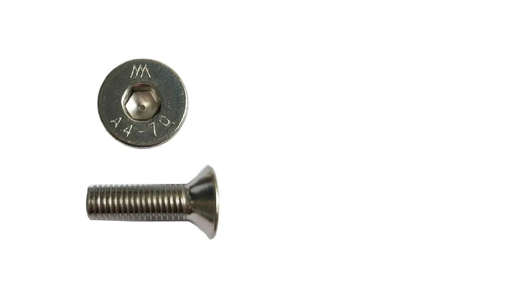 Stainless Steel DIN7991 Hexagon Socket Countersunk Head Cap Screws Hex Socket Flat Head Cap Screw Allen Bolts Csk Alloy Steel