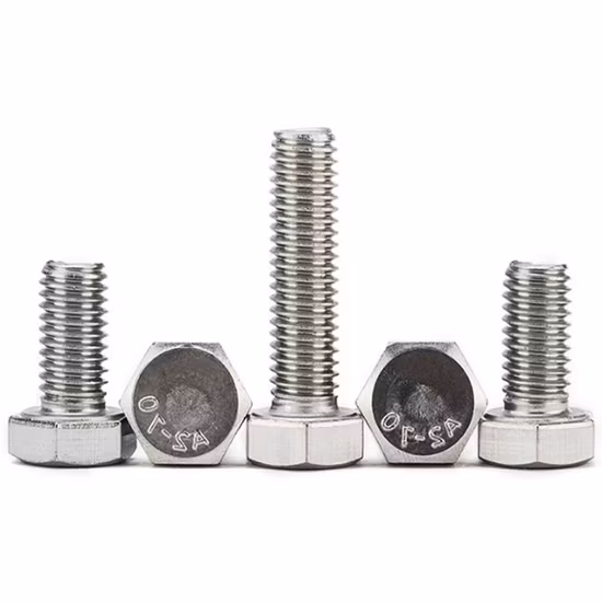 ファクトリーアウトレット六角ボルトANSI ASME B18.2.1 Grade2 5 8 A10インチサイズUnc Unf六角ボルト中国製