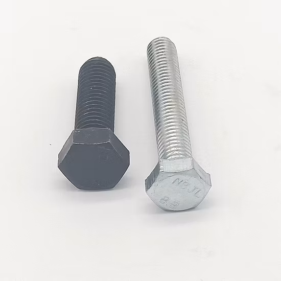 DIN-933/931 8.8 10.9 炭素鋼六角ねじ、亜鉛メッキねじ