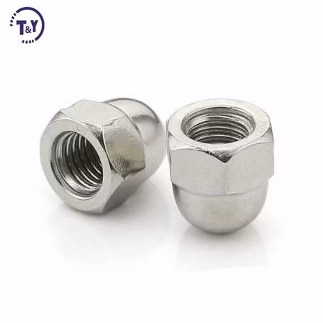 炭素鋼亜鉛六角頭ナット ドーム型六角頭ナット付き